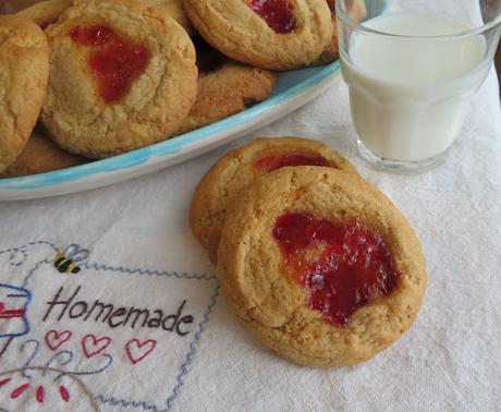 Jam Filled Drop Cookies