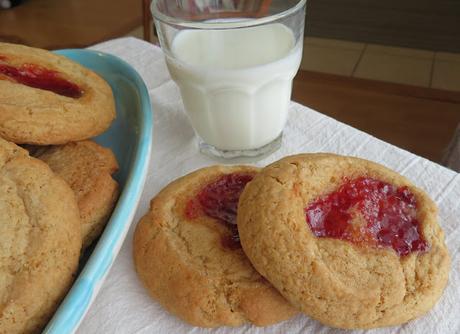 Jam Filled Drop Cookies