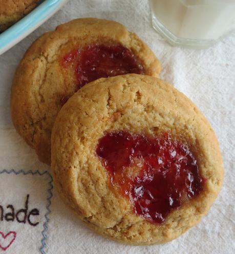 Jam Filled Drop Cookies