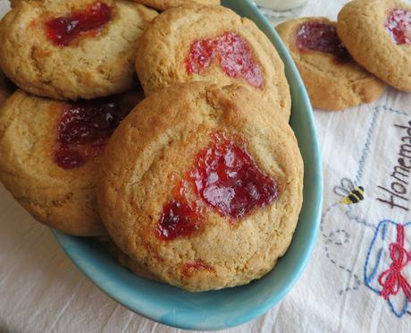 Jam Filled Drop Cookies