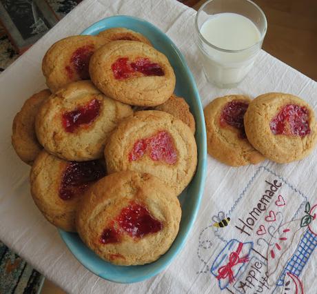 Jam Filled Drop Cookies