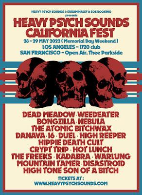 Weedeater, The Atomic Bitchwax, Duel and more join Heavy Psych Sounds Fest California 2022 lineup; tickets on sale now!