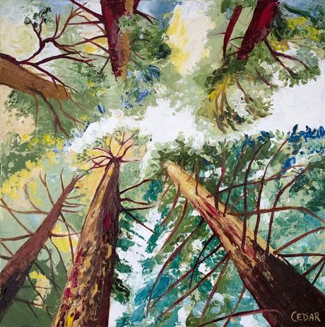 Warm Woods 2 | Painting of the Redwood Forest