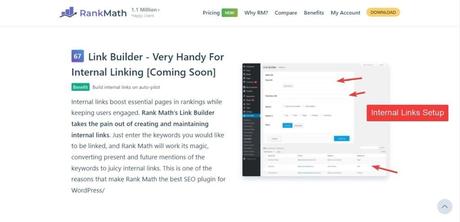 rank math pro internal links tool