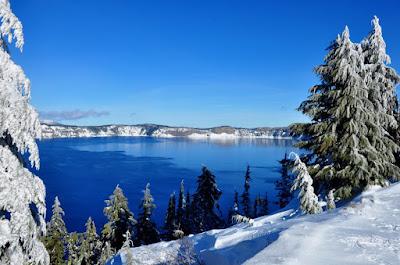 SNOWSHOEING TO CRATER LAKE, OREGON,  Guest Post by Caroline Hatton at The Intrepid Tourist