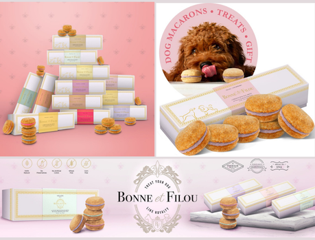 Valentine's Day gifts for dogs treats dog macarons