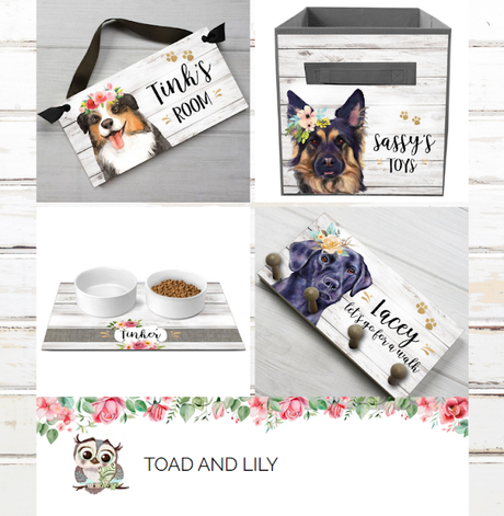 Adorable and unique Valentine's Day gifts for dogs home decor