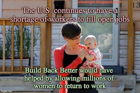 BBB Bill Would've Allowed Millions Of Women To Work