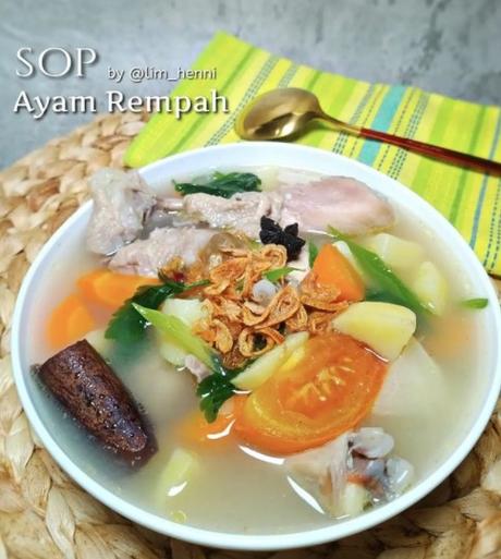 Resep bumbu sop ayam  berbagai sumber