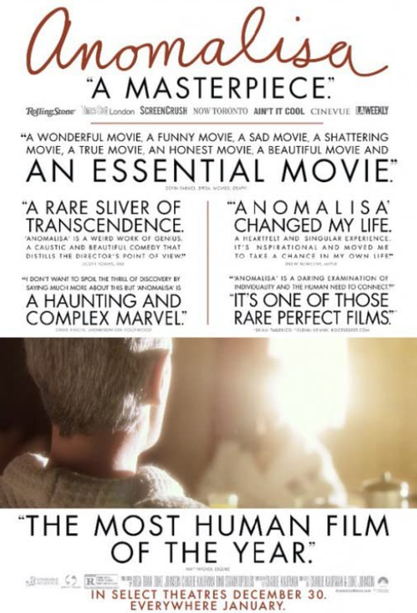 ABC Film Challenge – Oscar Nomination – A – Anomalisa (2015) Movie Thoughts