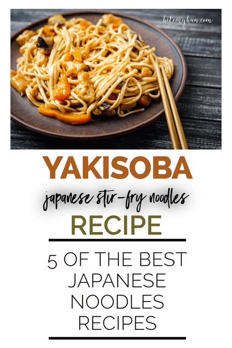 8 Different types of japanese Noodles with recipe