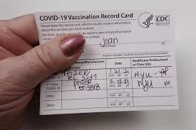 Fake vaccination cards