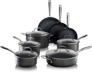 Best Nonstick Cookware For Gas Stoves Granitestone Pro Pots and Pans Set Premium Chef’s Cookware