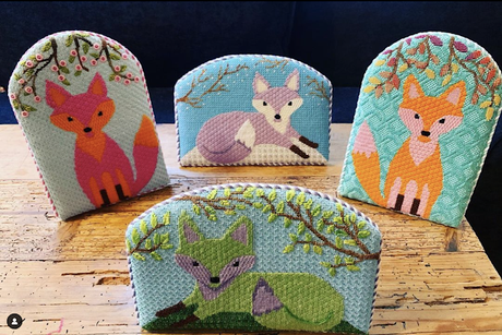 Foxes & Flowers Finishing!