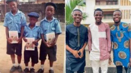 Three Childhood Friends Share Before And After Photos As They Celebrate 15 Years of Friendship