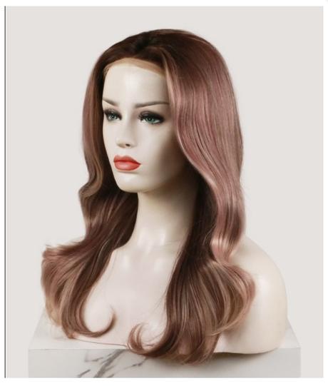 Plum Wine - Wavy Synthetic Lace Front Wig