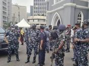 Heavy Security Presence Lagos Former Interim Head State, Ernest Shonekan Laid Rest