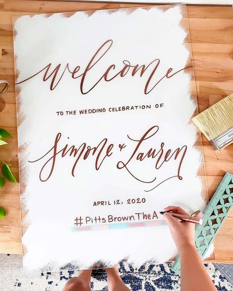 wedding hashtags by letter pitts brown