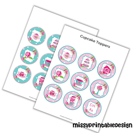 FREE Tea Party Printable Decorations