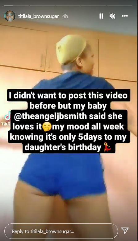 Such A Shameful Act – Nigerians Blast BBNaija Angel’s Mum For Giving A Free Show Of Her Bum Bum