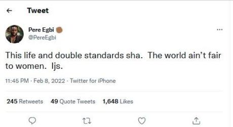 Bashing Tiwa Savage, Hailing Oxlade Double Standards