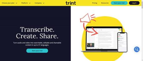 13 Best Transcription Software to Convert Audio to Text Trint transcriptioon software
