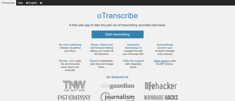 13 Best Transcription Software to Convert Audio to Text oTranscribe- best transcription tool