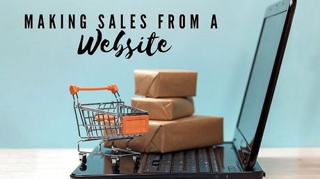 making sales from a website
