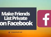 Make Your Friends List Private Facebook