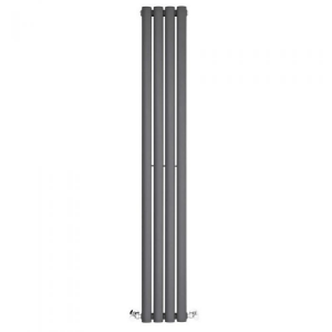 narrow vertical milano aruba designer radiator cut out