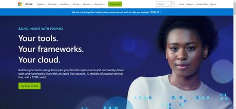 10 Best Cloud Hosting Platform for Startup to Big Organization Microsoft Azure- cloud hosting plaform