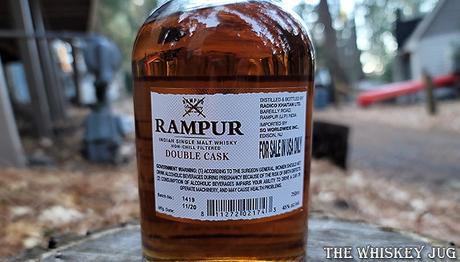 Rampur Double Cask Label