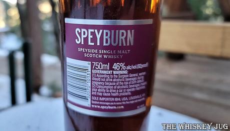 Speyburn 18 Years Label