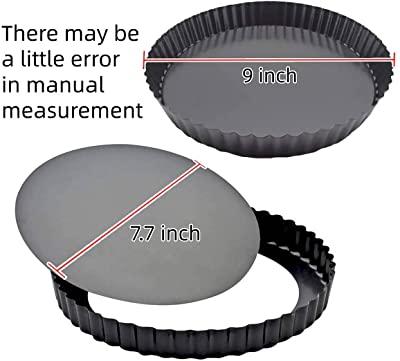6 Best Tart Pans With Removable Bottom Attmu Non-Stick Tart Pan with Removable Loose Bottom