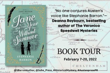 BLOG TOUR - STEPHANIE BARRON, JANE AND THE YEAR WITHOUT A SUMMER