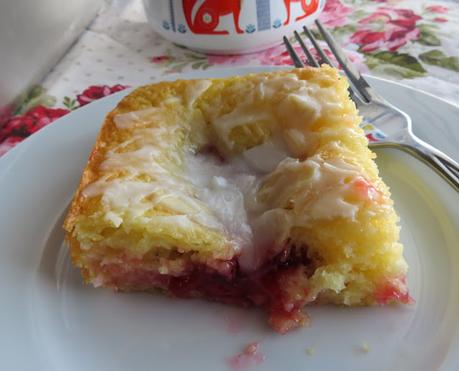 Glazed Cherry Coffee Cake