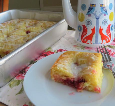 Glazed Cherry Coffee Cake