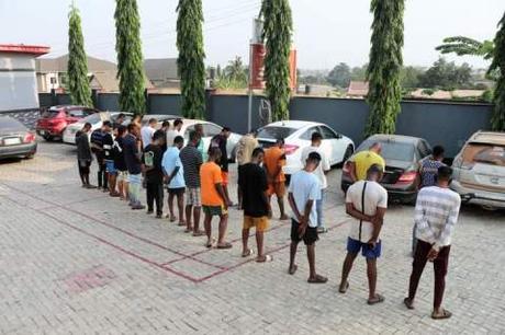 26 Suspected Internet Fraudsters Arrested by EFCC In Ibadan (Photos)
