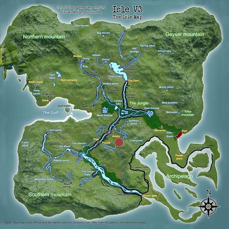 The Isle V3 Map - Paperblog