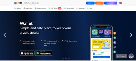 ECOS Crypto mining platform