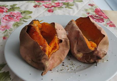 Air Fryer Baked Sweet Potatoes