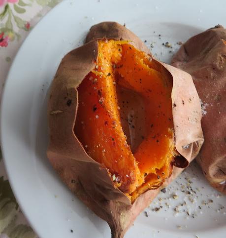 Air Fryer Baked Sweet Potatoes