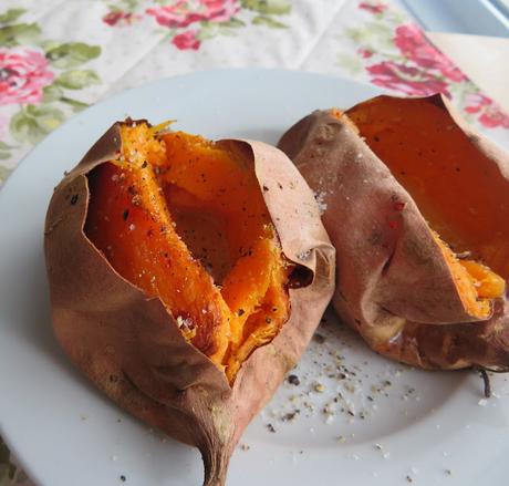 Air Fryer Baked Sweet Potatoes