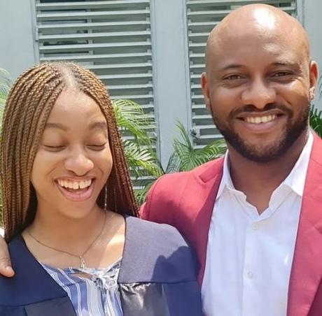 Yul Edochie Surprises Daughter On Matriculation Day (Photos)