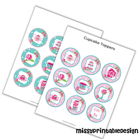 FREE Tea Party Printable Decorations