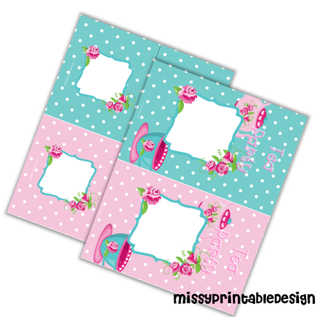 FREE Tea Party Printable Decorations