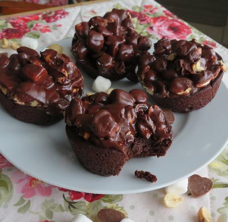 Rocky Road Brownie Bites