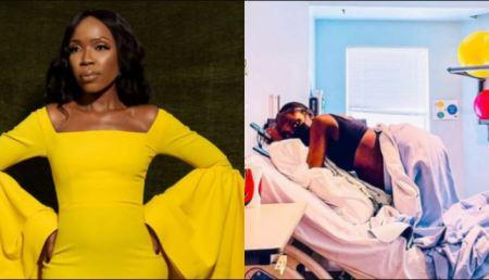 Nollywood Actress, Lala Akindoju Recounts Childbirth Experience As Son Clocks One