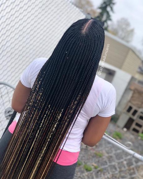 Side Part Jumbo Layer Braids