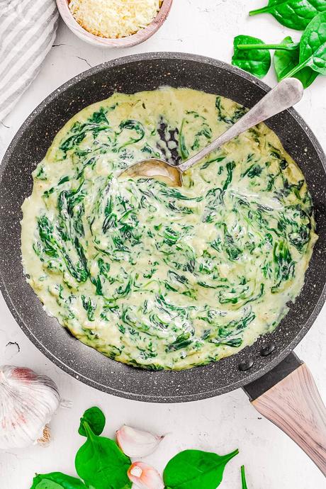 Keto Creamed Spinach Recipe